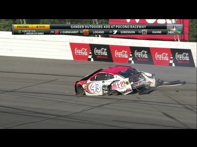 Bubba Wallace Suffers Brake Failure, Crashes At Phoenix Raceway Bubba Wallace Suffers Brake Failure, Crashes At Phoenix Raceway