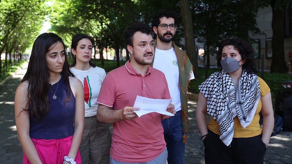 ICE Blocks Columbia Student Mahmoud Khalil From Witnessing Son's Birth ICE Blocks Columbia Student Mahmoud Khalil From Witnessing Son's Birth