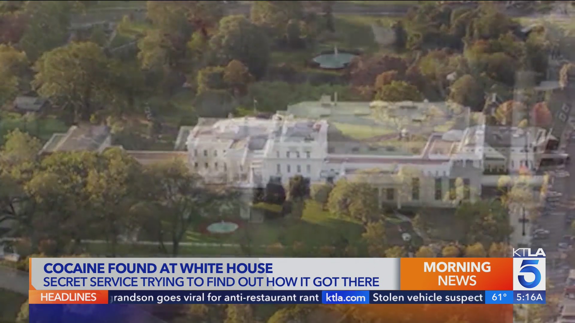 White House Cocaine Investigation: Secret Service Concludes Inquiry