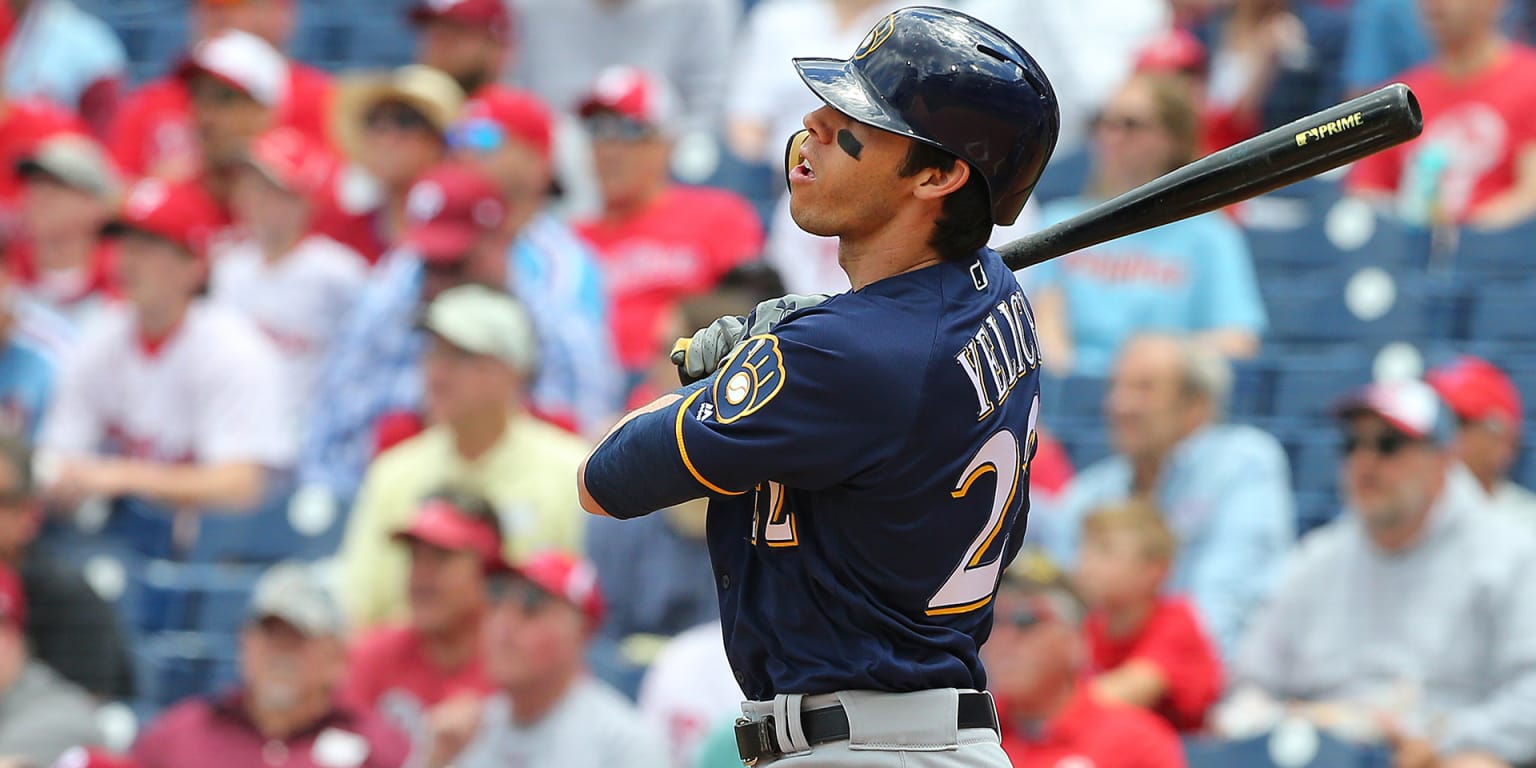 Yelich Breaks Homer Drought Post-Back Surgery Yelich Breaks Homer Drought Post-Back Surgery